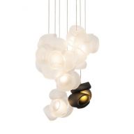 Bocci 100.7 Random Hanglamp - Transparant met grijs