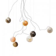 Bocci 28.7 Semi-rigid Hanglamp - Grijs, beige, geel & oranje