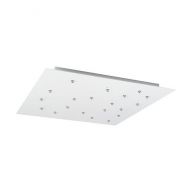 Bocci 73.20 Random Hanglamp - Transparant - Vierkante plafondkap
