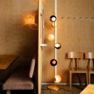 Bocci 28.3 Tall Vloerlamp - Transparant - Zwarte base
