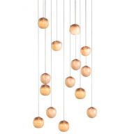 Bocci 84.14 Random Hanglamp - Roze - Rechthoekige plafonkap
