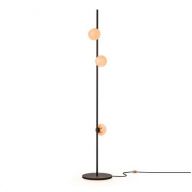 Bocci 84.3 Tall Vloerlamp - Roze - Zwarte base