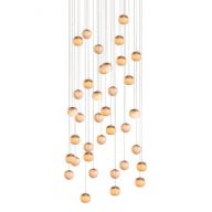 Bocci 84.36 Random Hanglamp - Roze - Ronde plafondkap