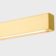 Anour I Model Cordless Hanglamp - 100 cm - Geborsteld messing