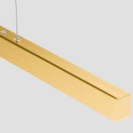 Anour I Model Cordless Hanglamp - 100 cm - Geborsteld messing