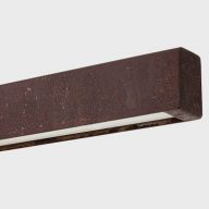 Anour I Model Cordless Hanglamp - 200 cm - Roest staal