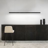 Anour I Model Cordless Hanglamp - 200 cm - Roest staal