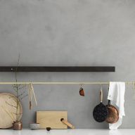 Anour Divar Wandlamp - 50 cm - Gebruind koper
