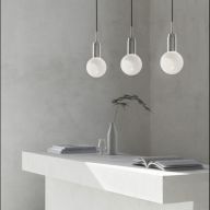 Anour Donya Sphere Hanglamp - Geborsteld roestvrij staal