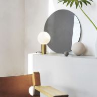 Anour Donya Sphere Tafellamp - Goud PVD