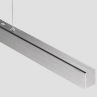 Anour I Model Cordless Hanglamp - 300 cm - Geborsteld roestvrij staal