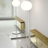 Flos Glo-ball F2 Vloerlamp - Zilver
