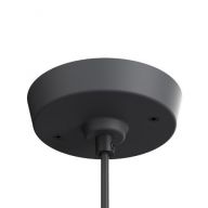 Tonone Bella Hanglamp - Donkergrijs - Messing