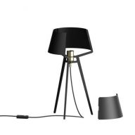Tonone Bella Tafellamp - Donkergrijs - Zwart