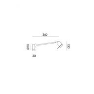 Tonone ONE + Wall Wandlamp - Grijs