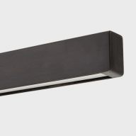 Anour I Model Wandlamp - 100 cm - Gebruind koper