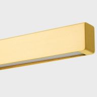 Anour I Model Wandlamp - 150 cm - Geborsteld messing