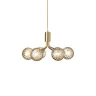 Nuura Apiales 6 Hanglamp - Messing - Goud glas