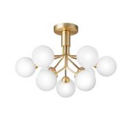 Nuura Apiales 9 Plafondlamp - Messing - Opaal
