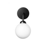 Nuura Apiales Wandlamp - Zwart - Opaal
