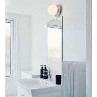 Nuura Liila 1 Large Wandlamp - Zilver - Opaal