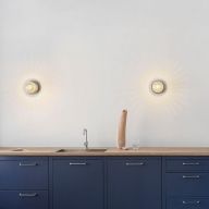 Nuura Liila 1 Medium Wandlamp - Goud - Helder
