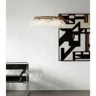 Nuura Miira 6 Circular Hanglamp - Brons - Helder