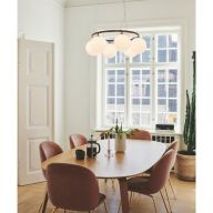 Nuura Miira 6 Circular Hanglamp - Messing - Opaal