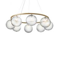 Nuura Miira 8 Circular Hanglamp - Messing - Helder