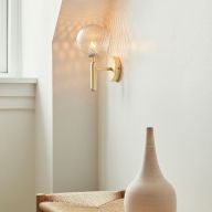 Nuura Miira Wandlamp - Messing - Helder
