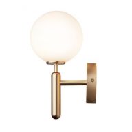 Nuura Miira Wandlamp - Messing - Opaal