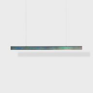 Anour I Model Cordless Aura Hanglamp - 100 cm - Donker opaal chroom