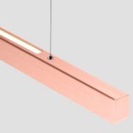 Anour I Model Cordless Aura Hanglamp - 100 cm - Geborsteld koper