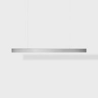 Anour I Model Cordless Aura Hanglamp - 100 cm - Geborsteld roestvrij staal