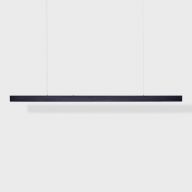 Anour I Model Cordless Aura Hanglamp - 150 cm - Blauw roestvrij staal