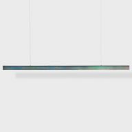 Anour I Model Cordless Aura Hanglamp - 150 cm - Donker opaal chroom