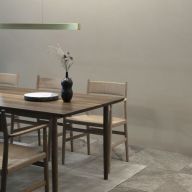 Anour I Model Cordless Aura Hanglamp - 200 cm - Donker opaal chroom