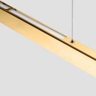 Anour I Model Cordless Aura Hanglamp - 300 cm - Gepolijst messing