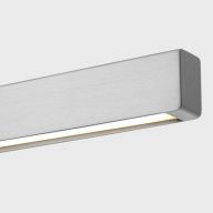 Anour I Model Wandlamp - 150 cm - Geborsteld roestvrij staal