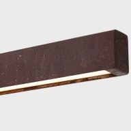 Anour I Model Wandlamp - 250 cm - Roestkleurig staal