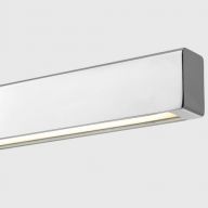 Anour I Model Wandlamp - 300 cm - Gepolijst roestvrij staal