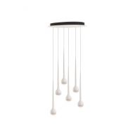 Grau Falling Sun Chandelier 6 - Wit