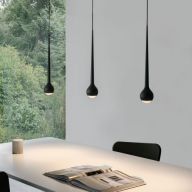 Grau Falling Sun Chandelier 6 - Gepolijst