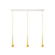 Grau Falling Sun Trace Three Hanglamp - Oranje