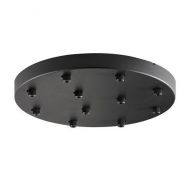 Light-Point Ceiling Base Plafondkap voor 11 lampen - 40 cm - Zwart