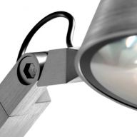 Light-Point Dark T1 Tafellamp met tafelklem - Titanium 
