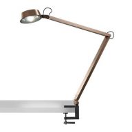 Light-Point Dark T2 Tafellamp met tafelklem - Rose goud 
