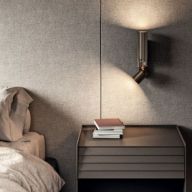 Penta Clash Adjustable Wandlamp - Geborsteld Brons