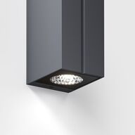 IP44 Cut Down Wandlamp - Antraciet