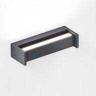 IP44 Slat One Wandlamp - Antraciet